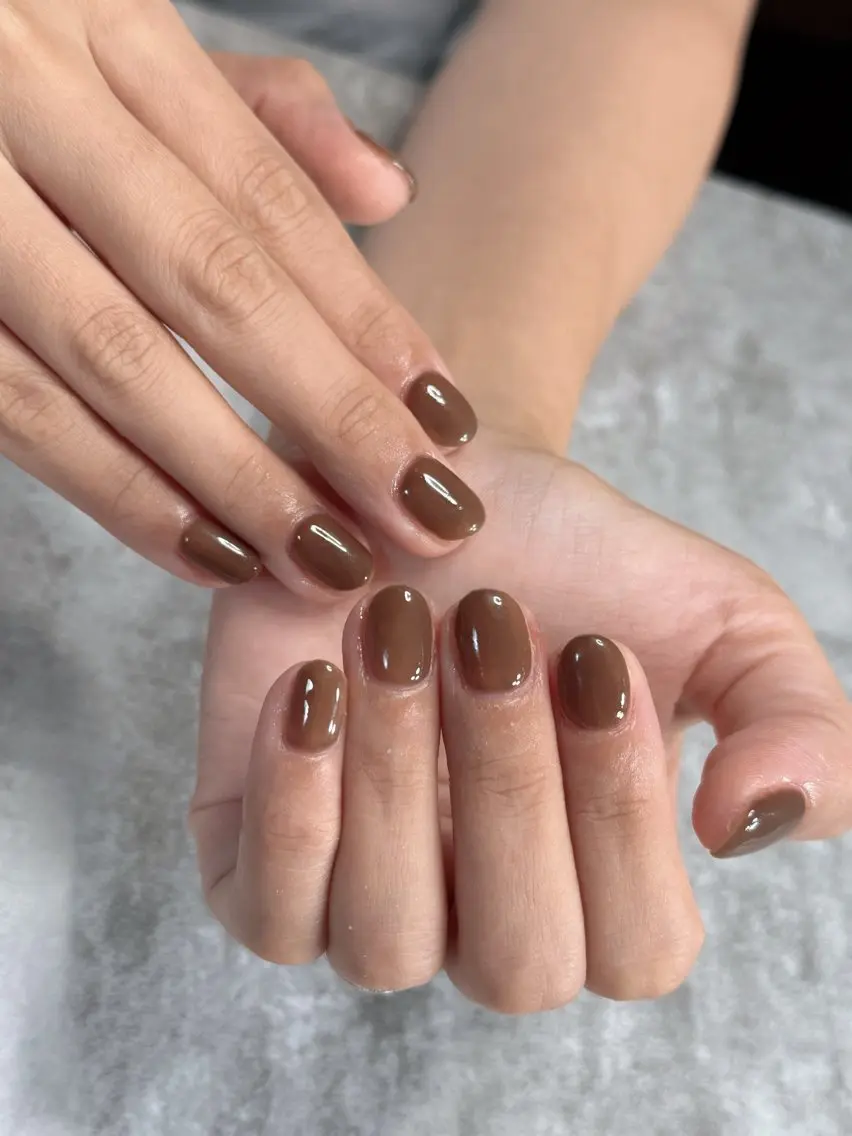 ネイル アートネイル オーロラネイル チークネイル フレンチネイル ジェルネイル nail sideraのネイルデザイン