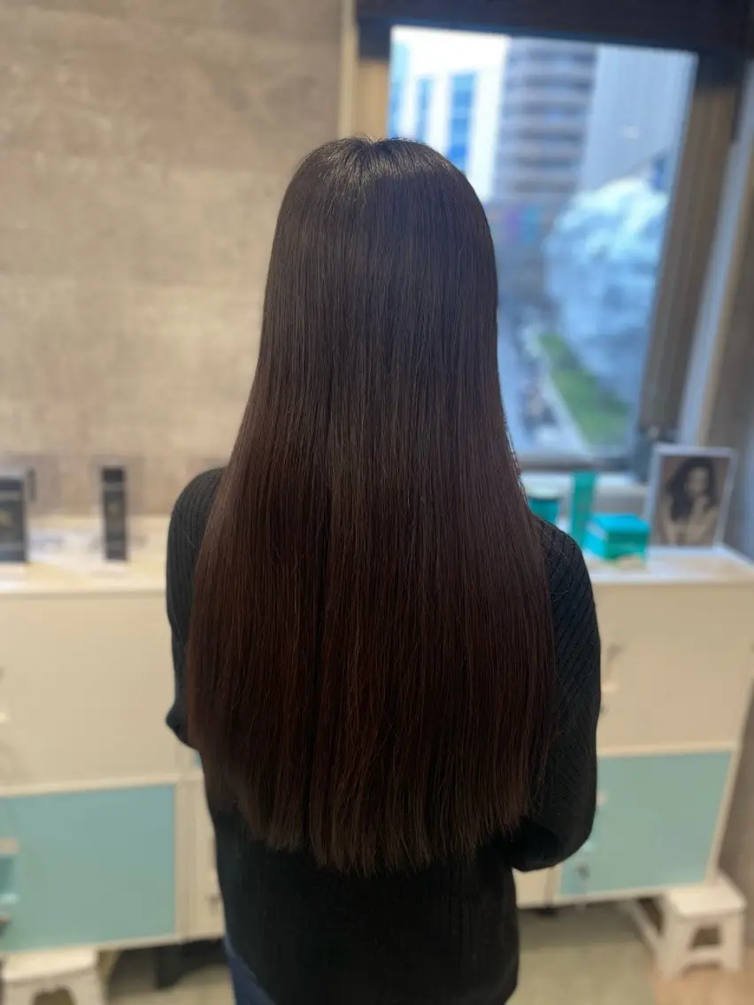 ロング ♡似合わせ ♡ハイトーン♡のヘアスタイル