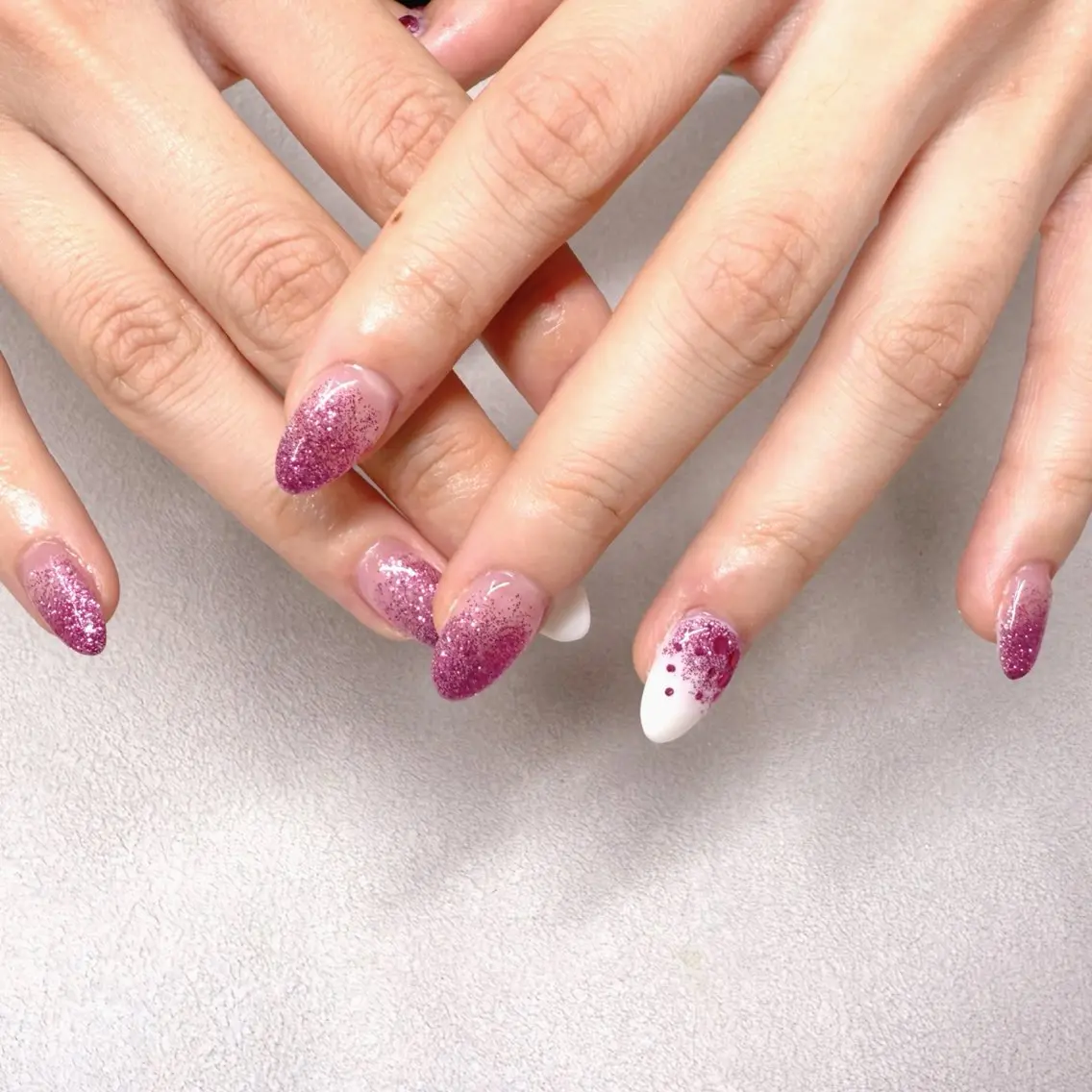 (オフ有)🩶Handワンポイントアートコース🩶【長津田】 【パラジェル変更🆗】の写真