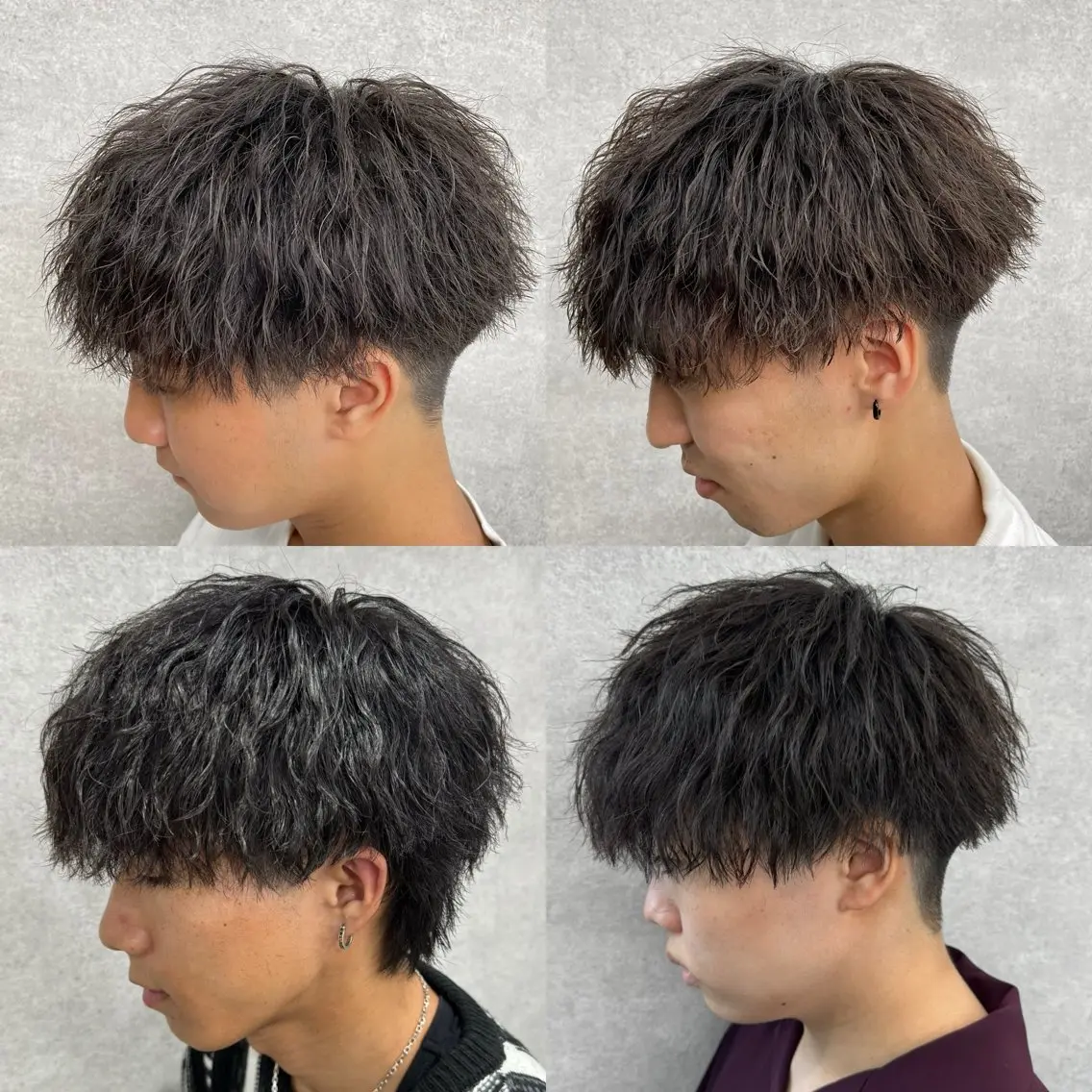 ショート カラー パーマ ヘアアレンジ メンズ キッズ カット 🔥メンズパーマ🔥 菅原楓のヘアスタイル