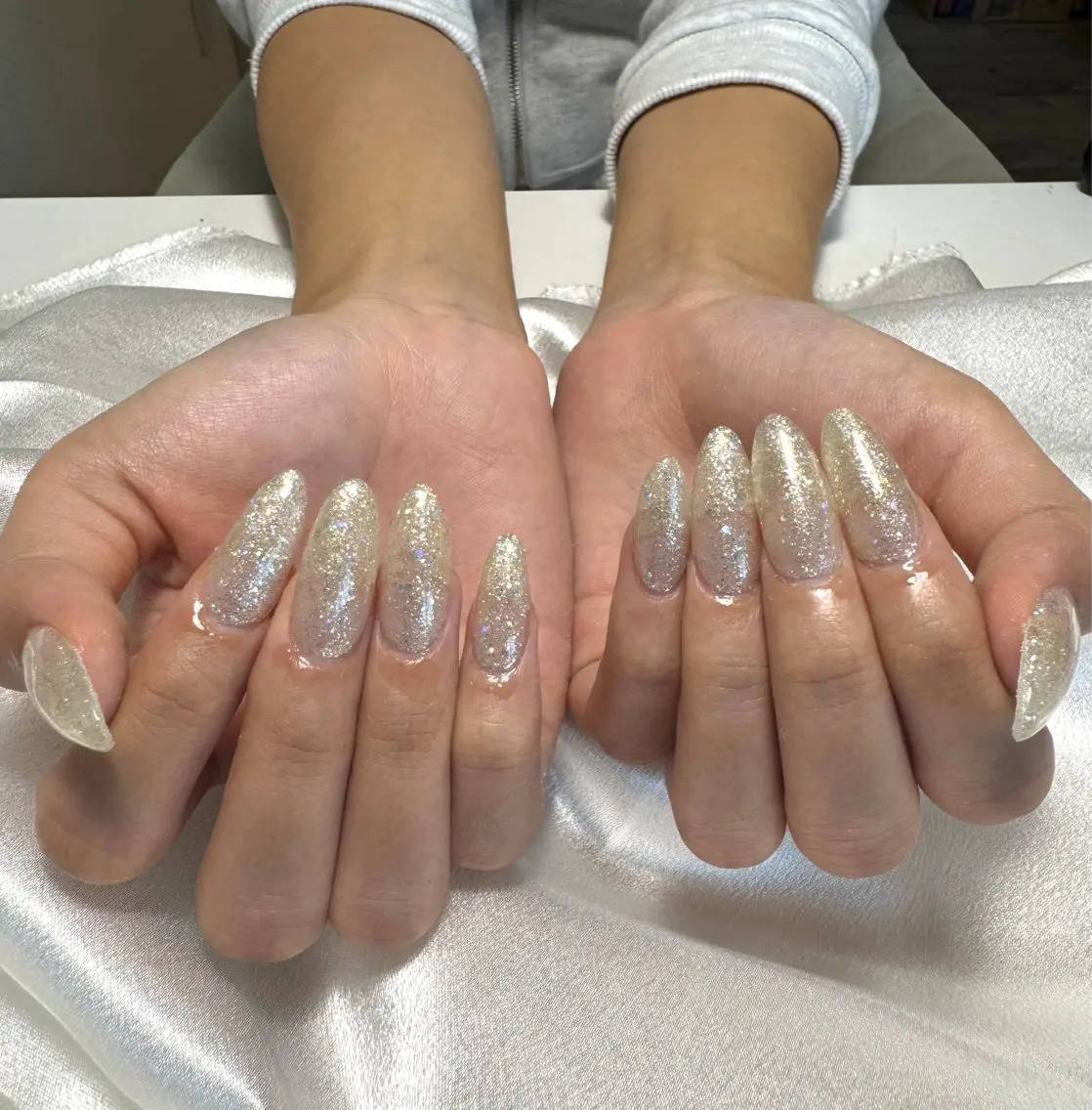 ネイル 長さ出し ワンカラーネイル Lile'a nailのネイルデザイン
