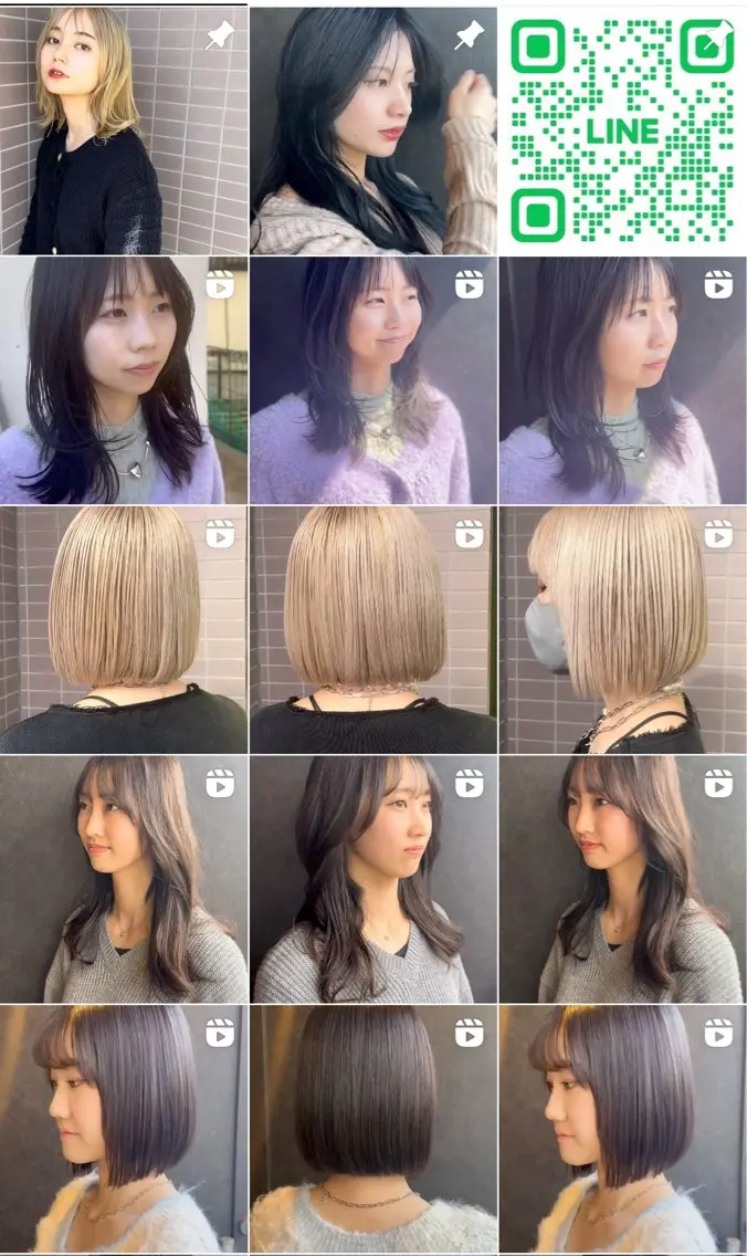 ミディアム カット ヘアカラー トリートメント 菊池 幹のヘアスタイル