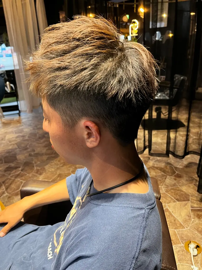 ショート メンズ 松田 悠磨のヘアスタイル