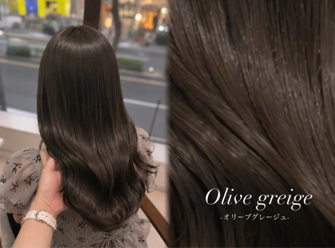ロング ヘアカラー トリートメント 巻ける🫧縮毛矯正 💞はな🎀のヘアスタイル