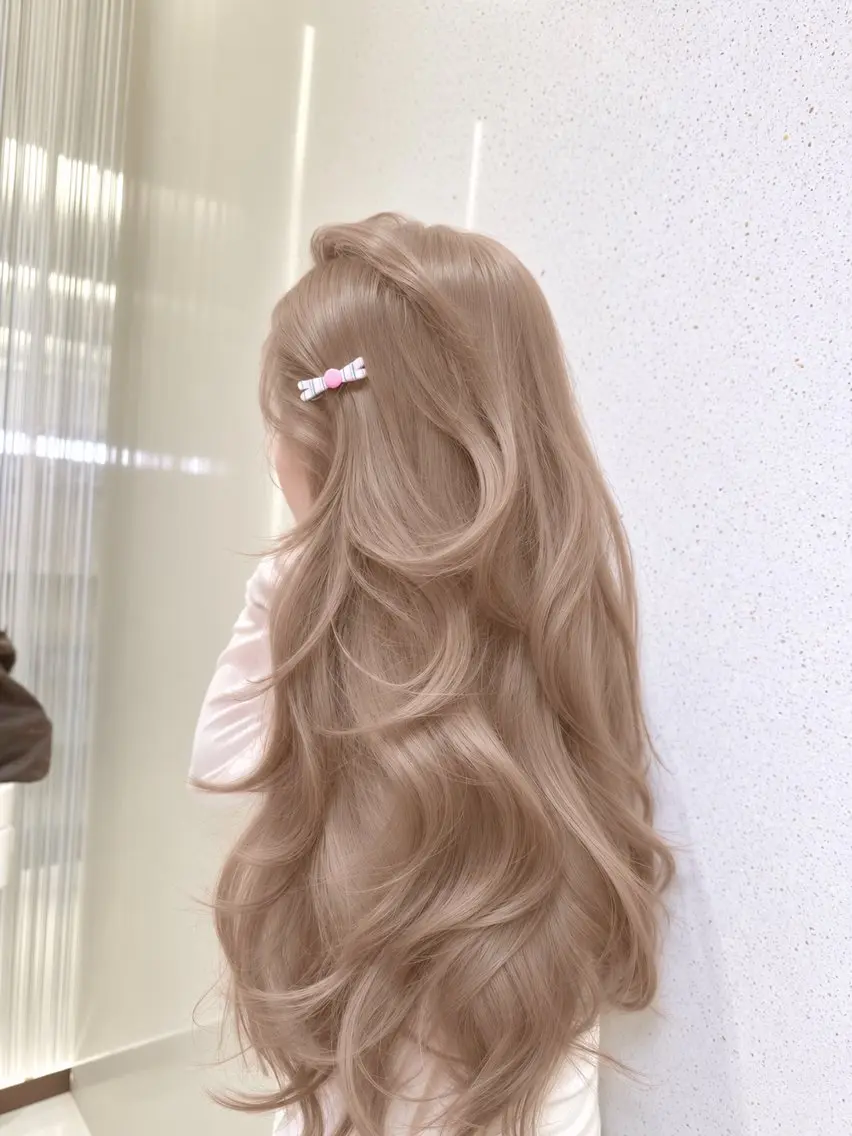 ロング カラー ヘアアレンジ ヘアカラー トリートメント ヘアセット 透明感カラー🎀艶髪 Anju/渋谷🎀のヘアスタイル