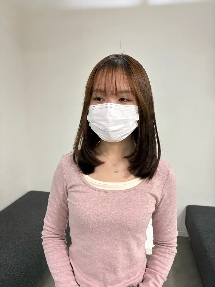 ミディアム 透明感カラー🍀 Satoのヘアスタイル
