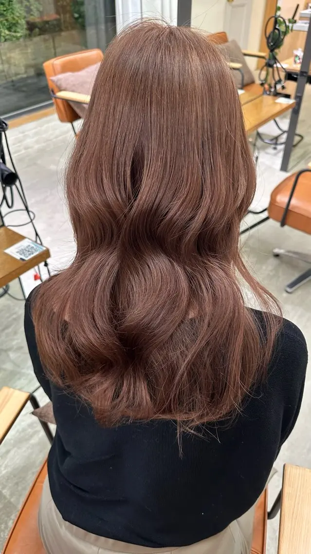セミロング カラー ヘアアレンジ fitするカット♡/ 多幸感/ふうか◠‿◠のヘアスタイル
