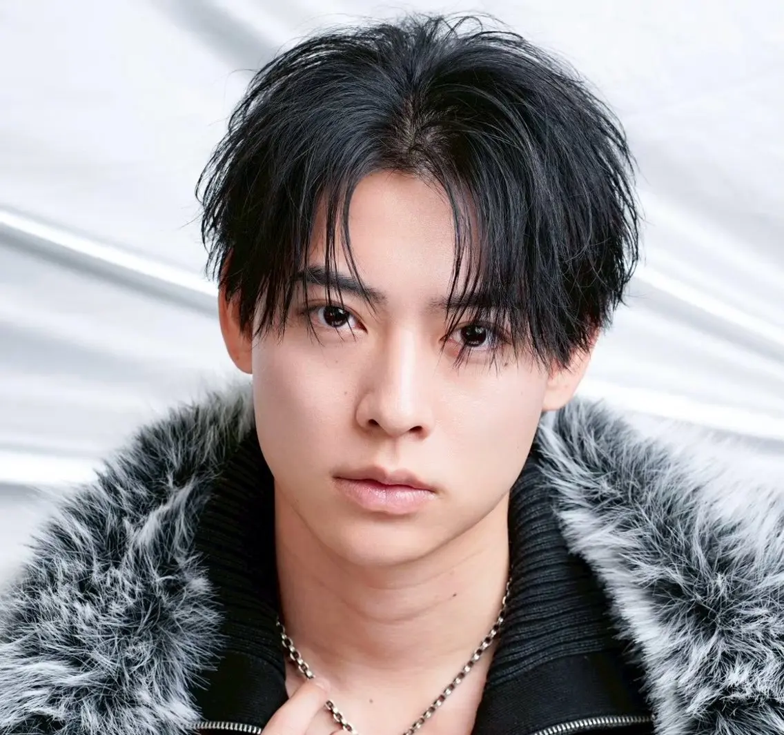 カラー パーマ メンズ 藤田 陸斗のヘアスタイル