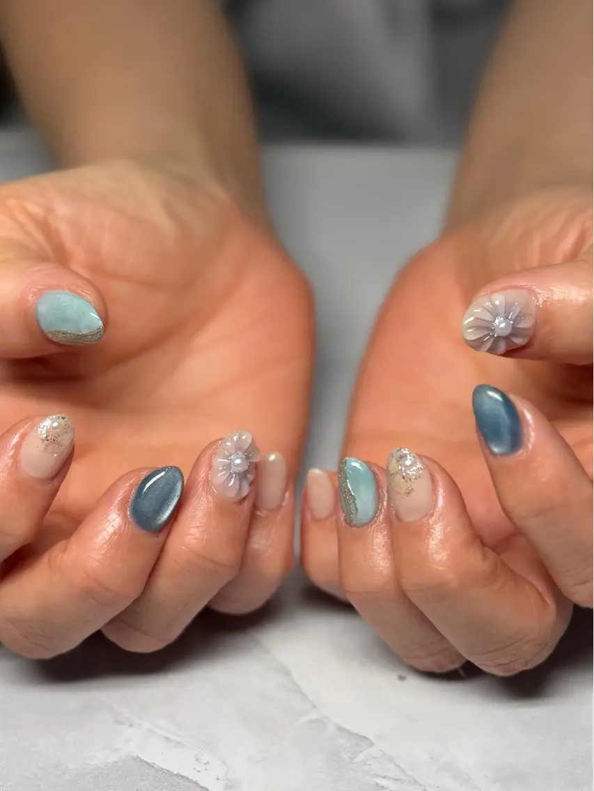 ネイル アートネイル 持ち込み nyasu nailのネイルデザイン