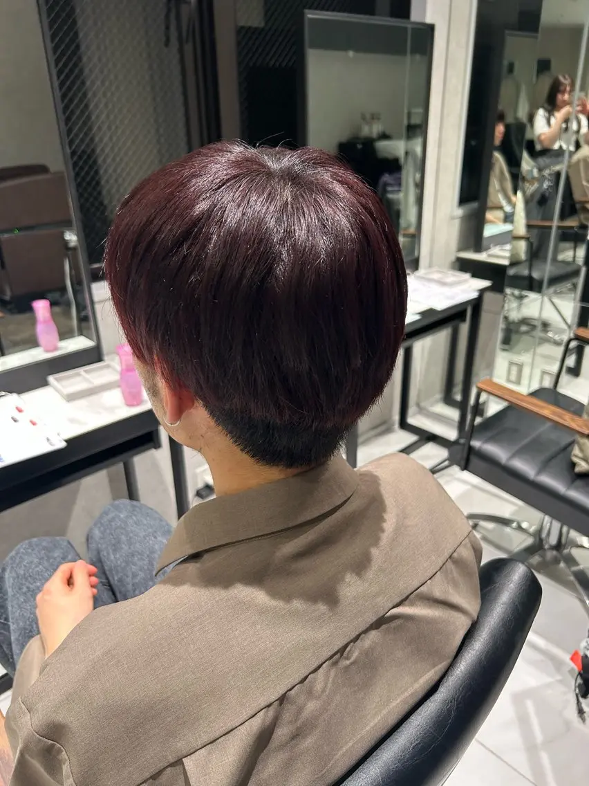 メンズ 透明感カラー×顔周り mizuki🫧のヘアスタイル
