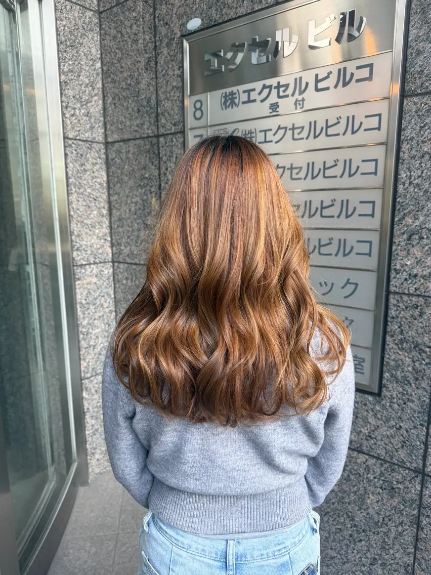 ロング 帖佐 明浩のヘアスタイル