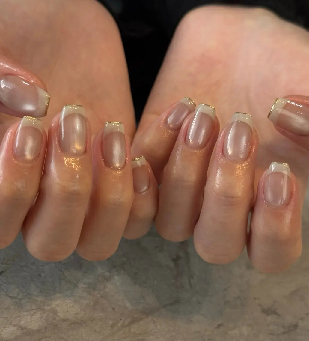 ネイル フレンチネイル ハンドネイル Blé nailのネイルデザイン