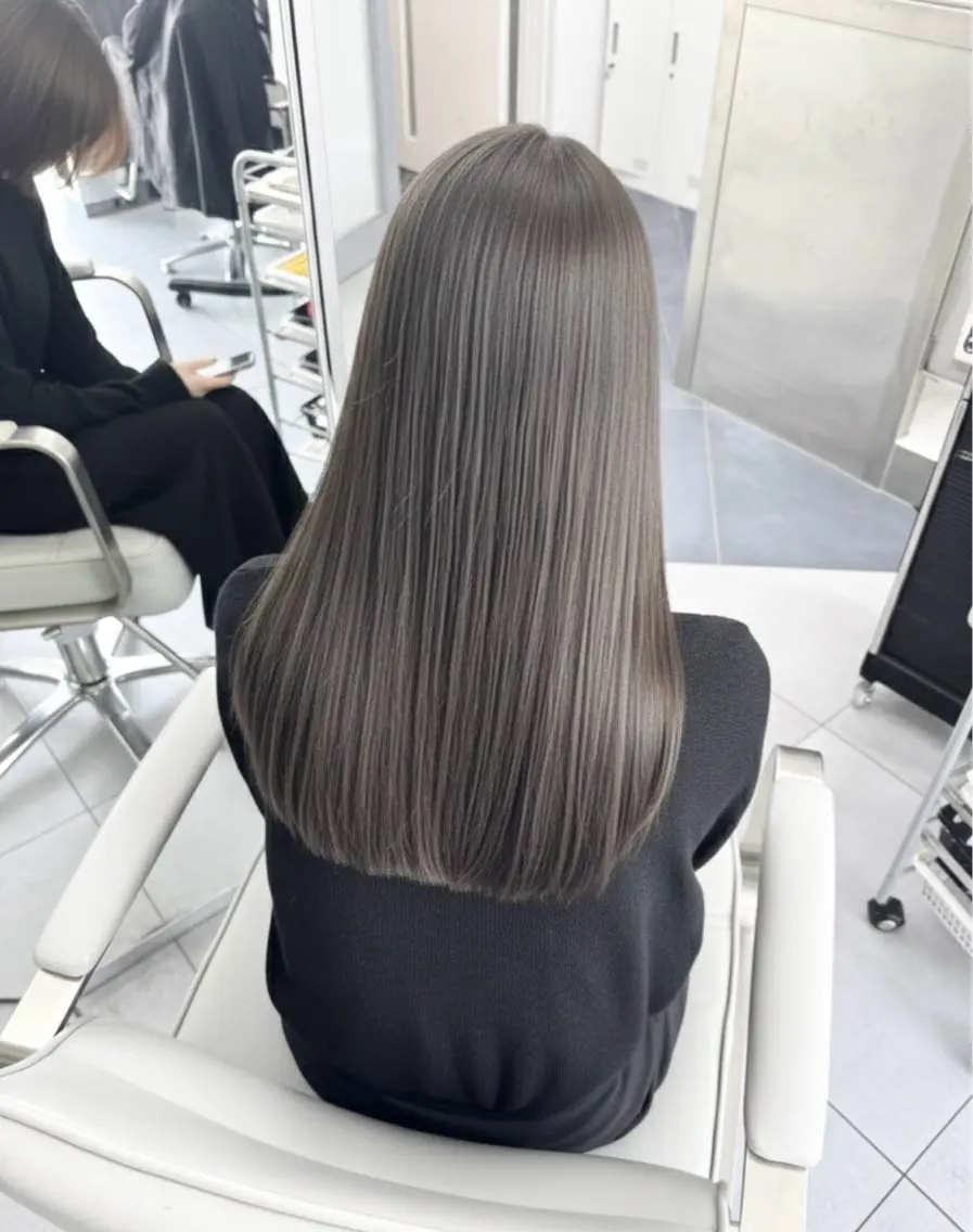 ロング カラー ヘアアレンジ 渋谷のブリーチカラー シェフ🧑🍳蓮のヘアスタイル