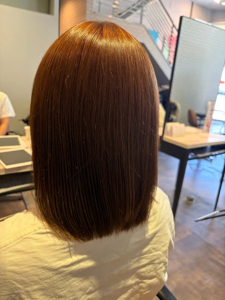 ミディアム カット カットモデル RURUのヘアスタイル