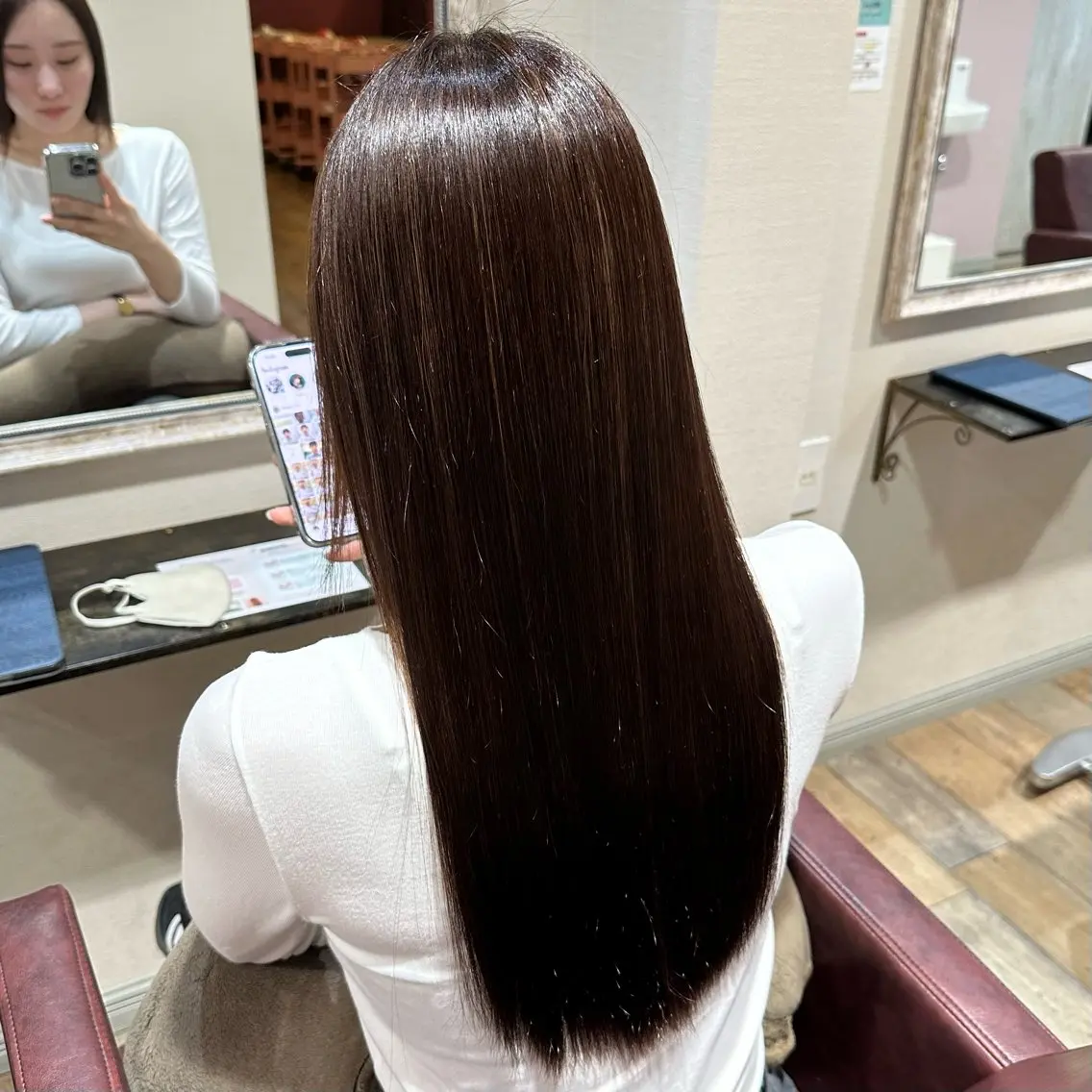 ロング 髪質改善 柔らかいbeige ¦韓国¦🩰マユ🩰のヘアスタイル