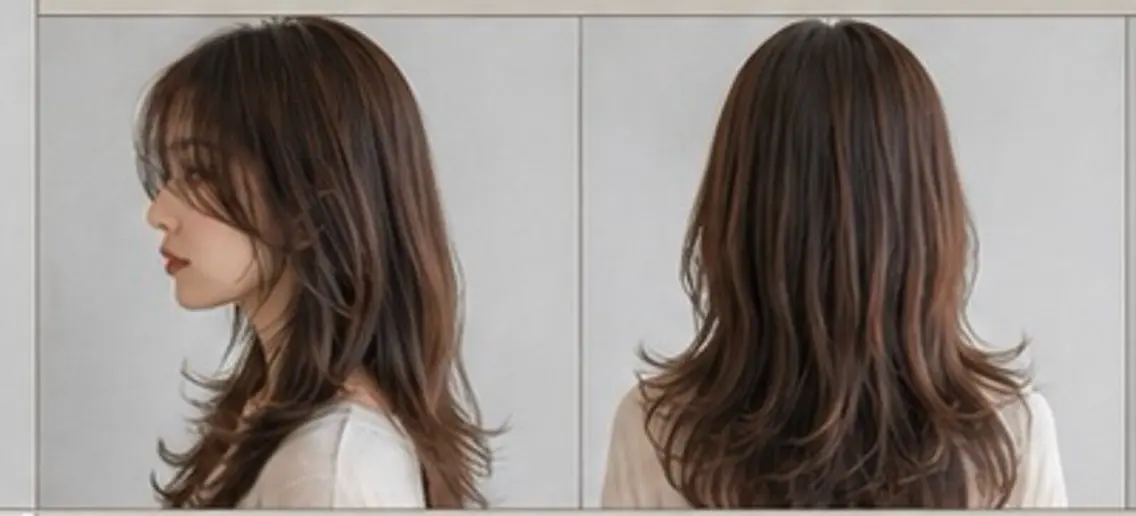 ロング c k🩶のヘアスタイル