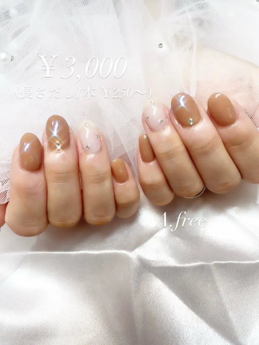 ネイル ジェルネイル A.free✧*｡ アレルギー対応✧*｡のネイルデザイン