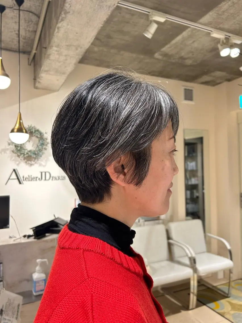 ショート 似合わせカット ショートヘア 笹木 菜々子のヘアスタイル