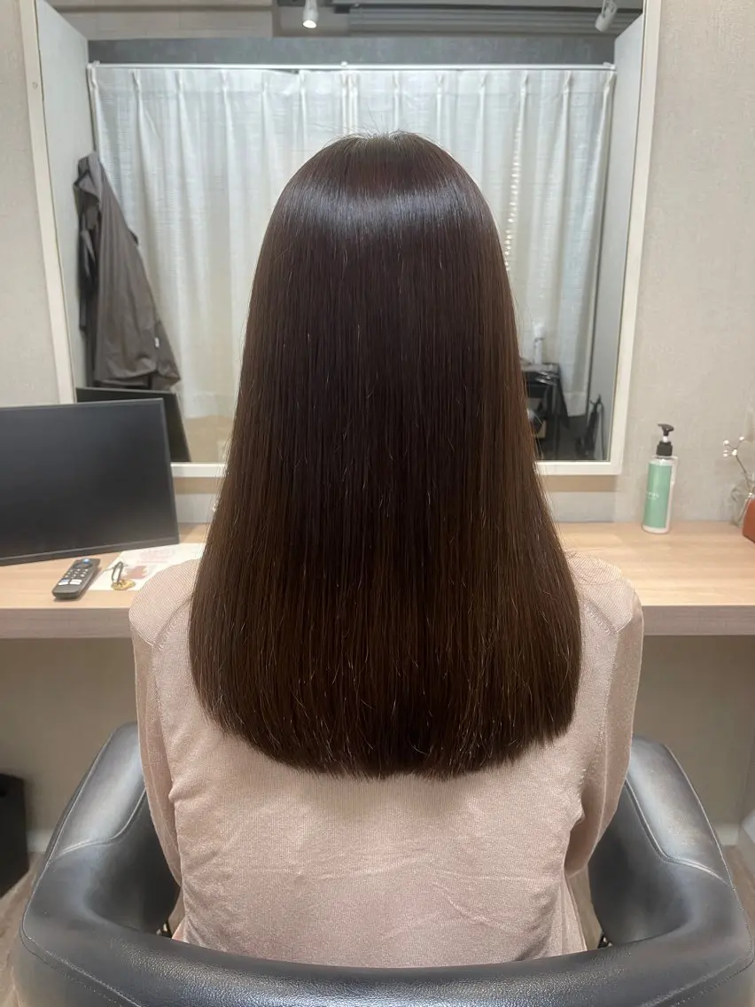 セミロング パーマ ANDIAMO SAKAE🍁楓のヘアスタイル