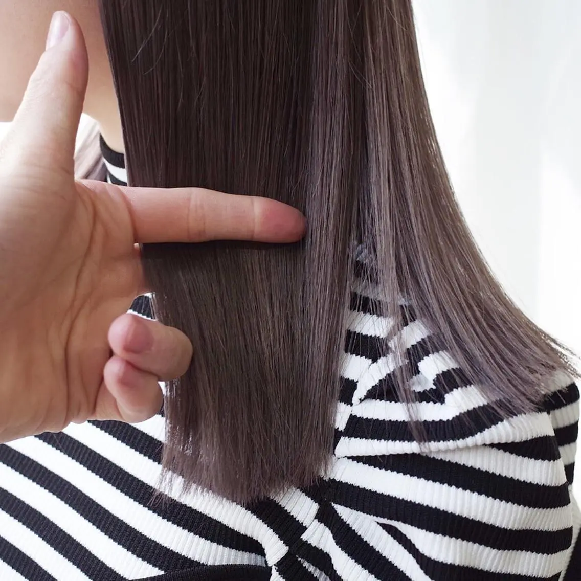 ミディアム カラー カット ヘアカラー トリートメント suvvy hairsalonのヘアスタイル