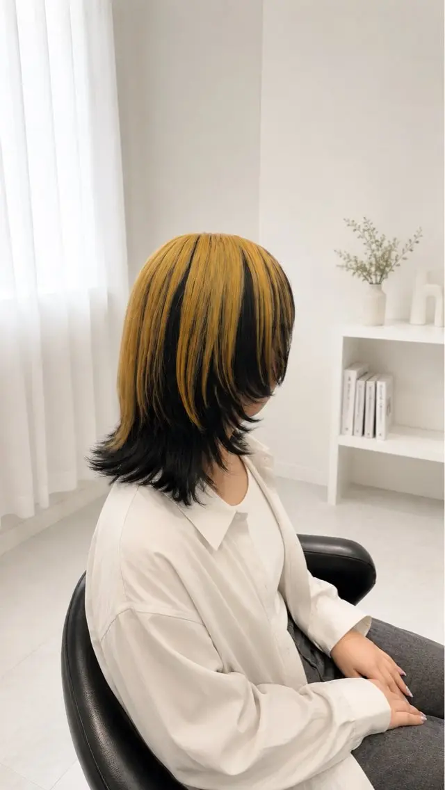 セミロング カラー ヘアカラー トリートメント 【Earth平塚】 野首のヘアスタイル
