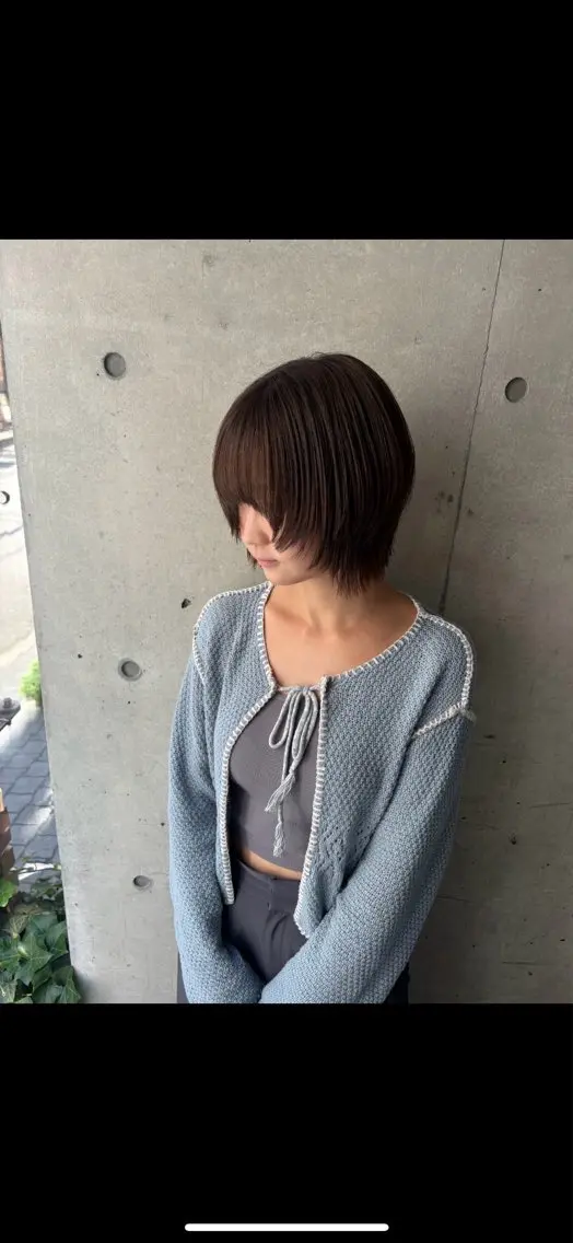 ショートカット+艶カラー/aujuaトリートメントつき🎀の写真