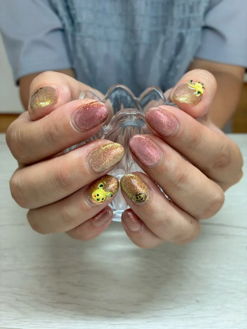 ネイル マグネットネイル nail_salon Tulipのネイルデザイン