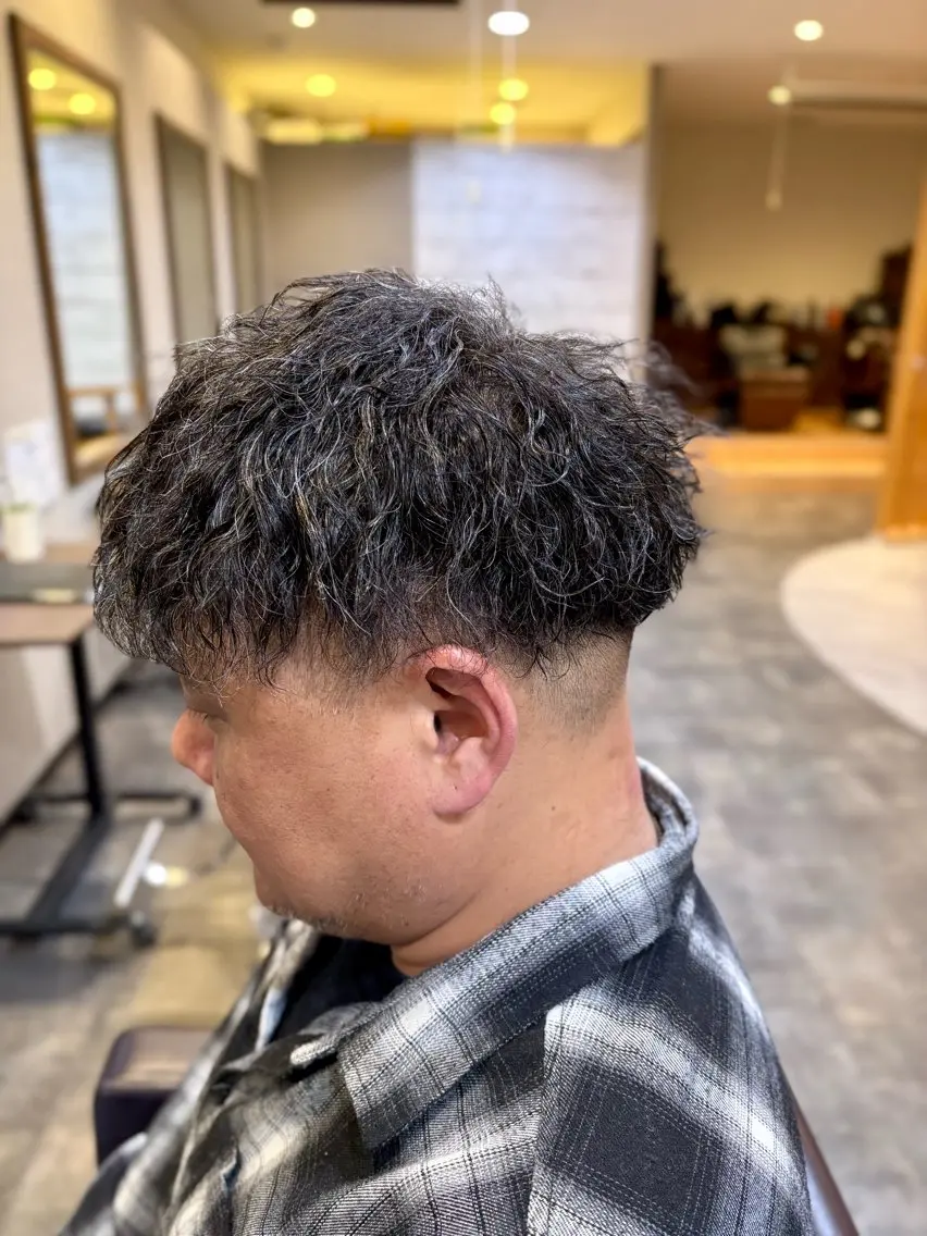 ショート パーマ 加藤 大貴のヘアスタイル