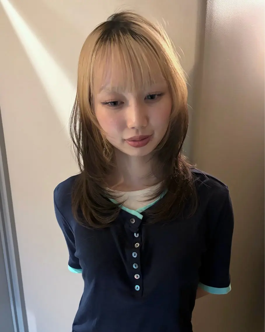 ミディアム 似合わせカット azumi🪷 似合わせカラーのヘアスタイル