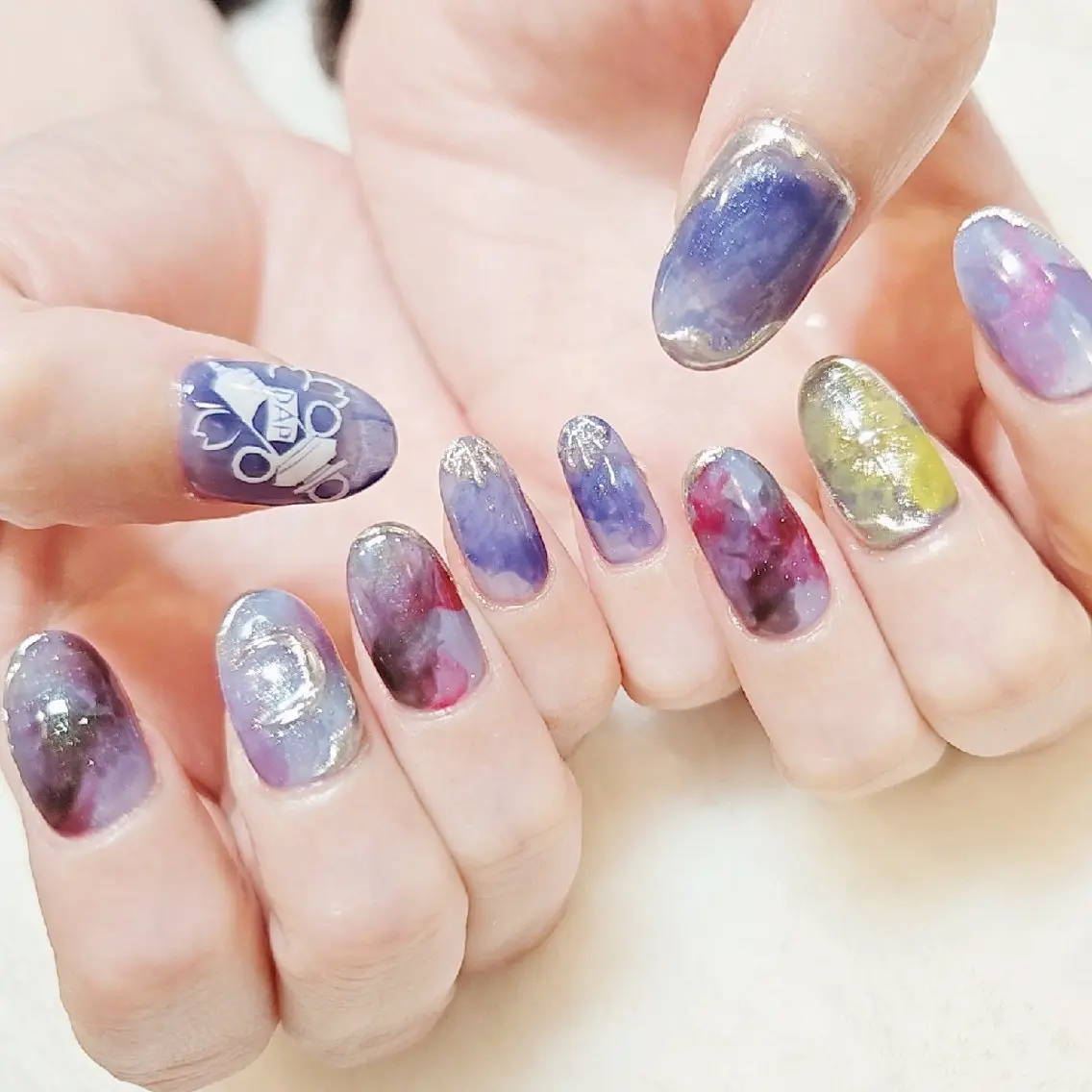ネイル 推し活ネイルサロン 🌟Wisteriaのネイルデザイン