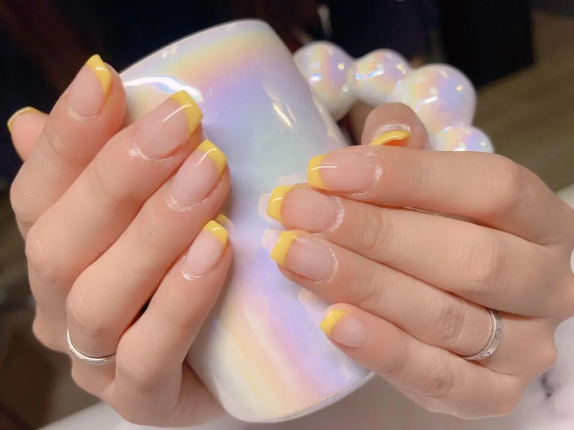 🌻【HAND】クリアベース フレンチ⭐️の写真