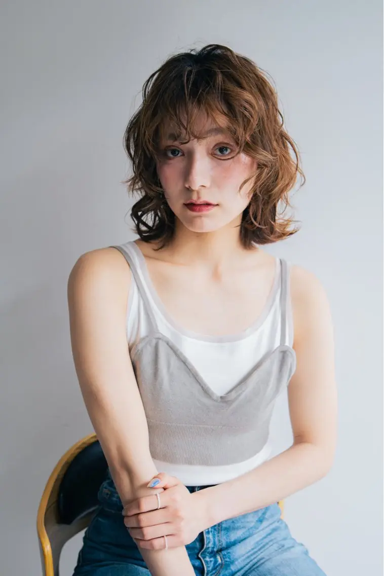 ショート カラー パーマ ヘアアレンジ カット ヘアカラー トリートメント misa🫧ナチュラ ル縮毛矯正/髪質改善のヘアスタイル