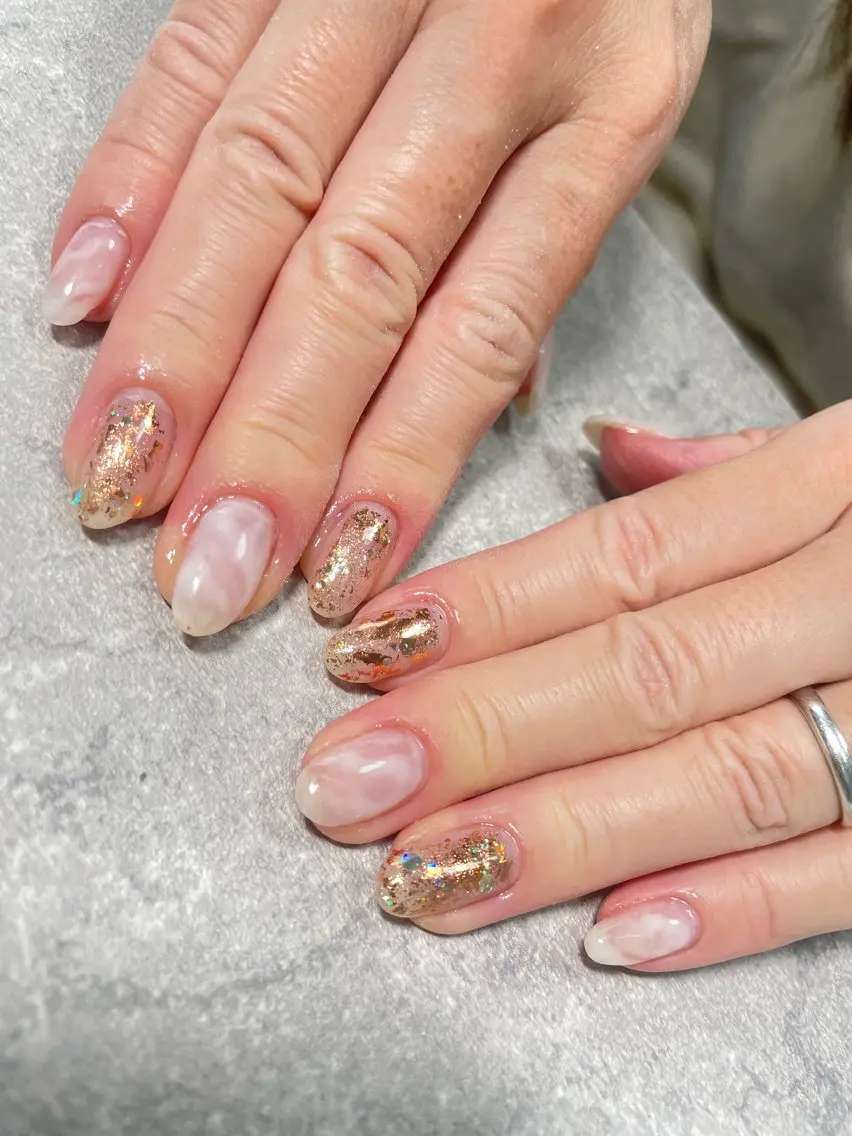 ネイル ニュアンスネイル はるひな ねいるのネイルデザイン