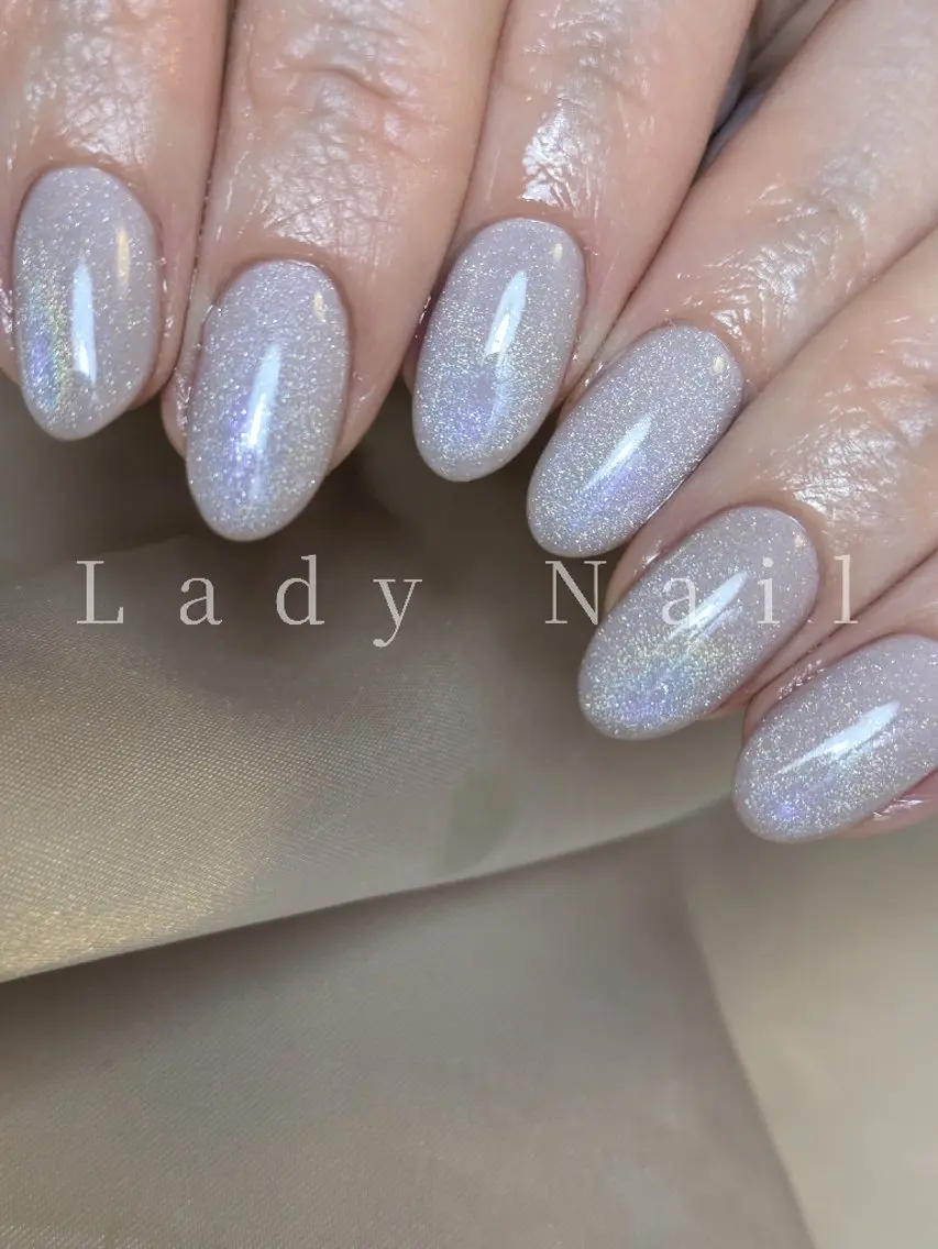 ネイル オーロラネイル マグネットネイル ハンドネイル Lady Nail Kiyokaのネイルデザイン