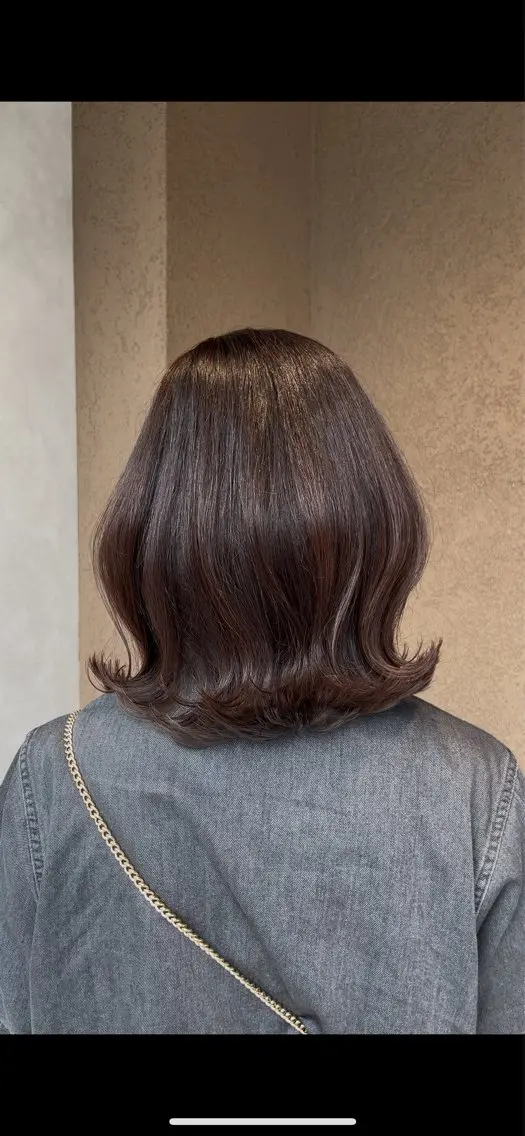 ミディアム カット ヘアカラー トリートメント ヘアアレンジ/ カラー/hazukiのヘアスタイル