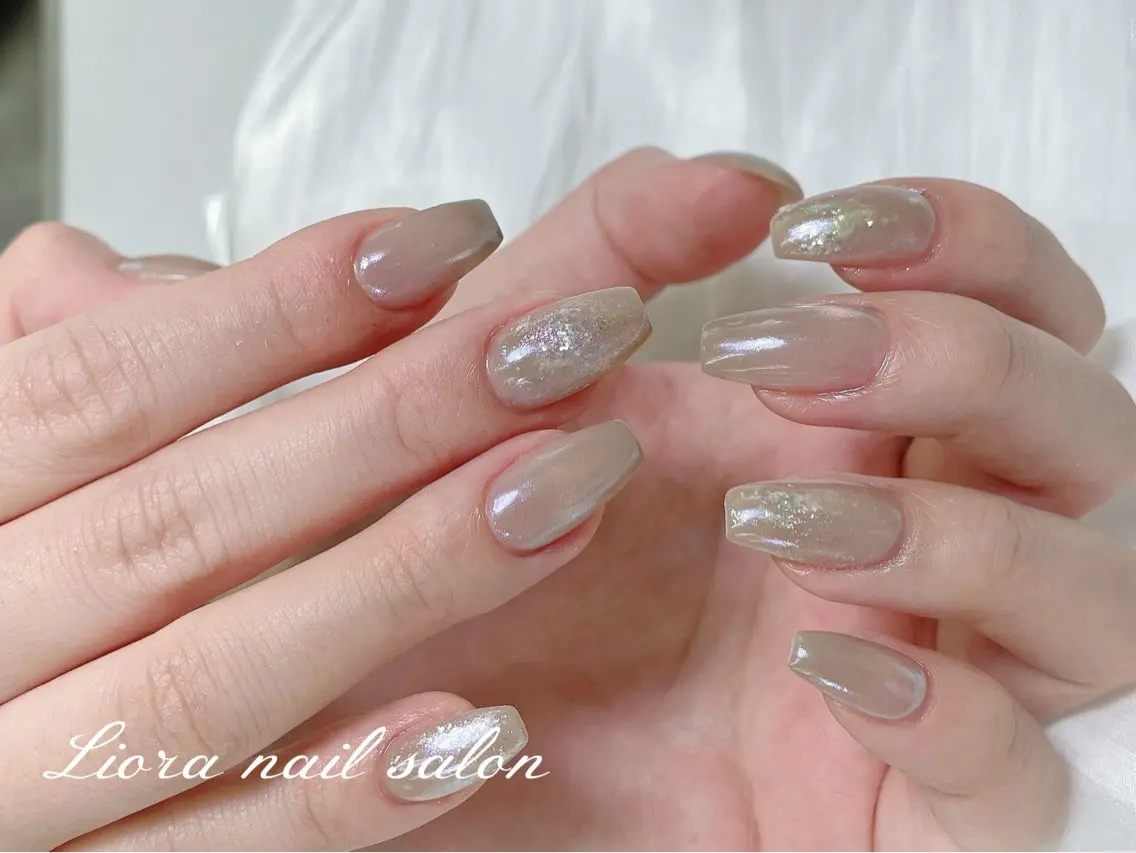 ネイル チークネイル フットネイル フレンチネイル ジェルネイル ガーリー ハンドネイル Liora nailのネイルデザイン