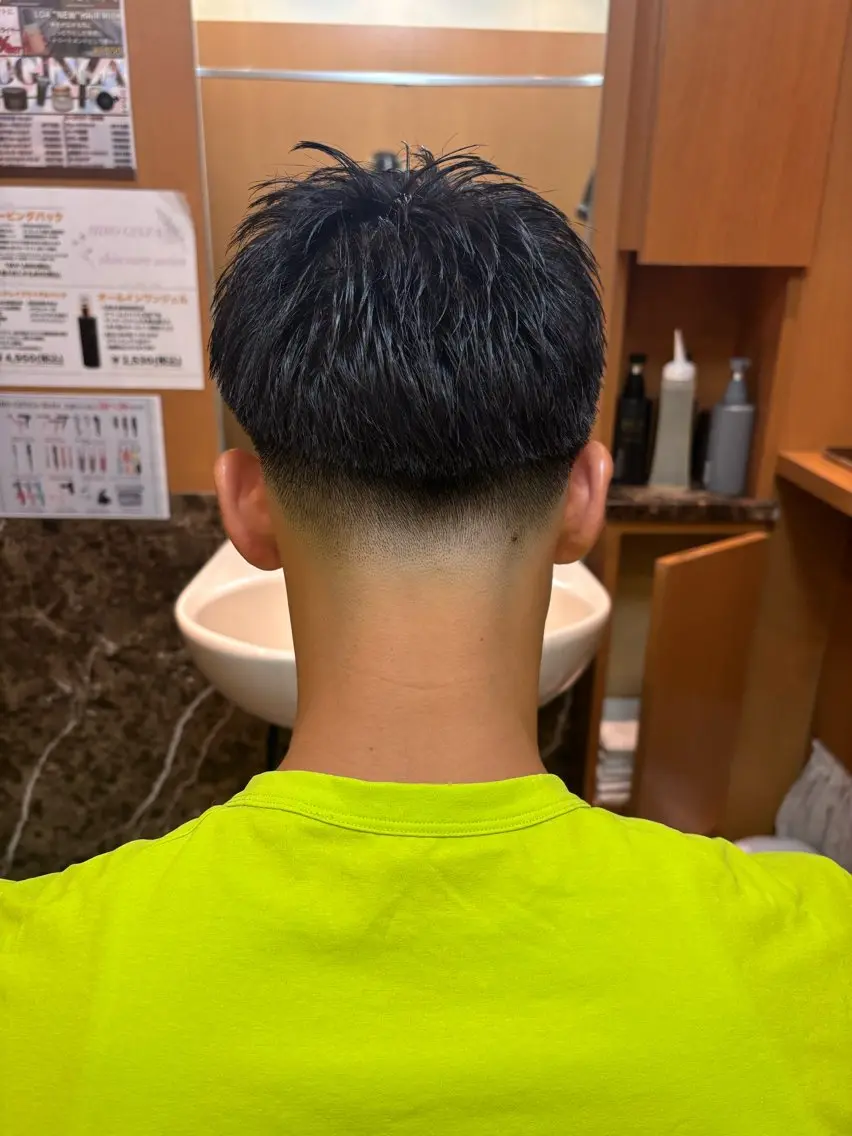 ショート メンズ フェードカット 刈り上げ ショートヘア 村上ひかり /メンズモデル募集のヘアスタイル
