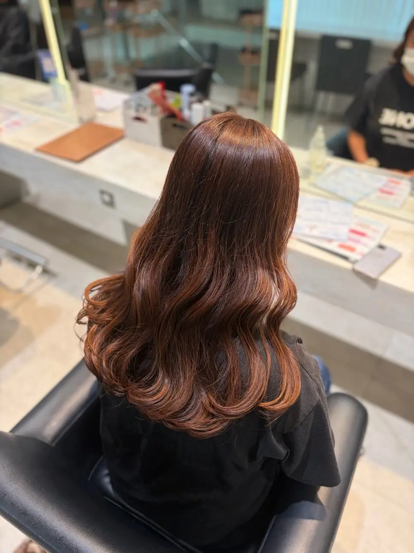 ロング カット トリートメント 艶カラー / ヘアメ / みき🎀のヘアスタイル