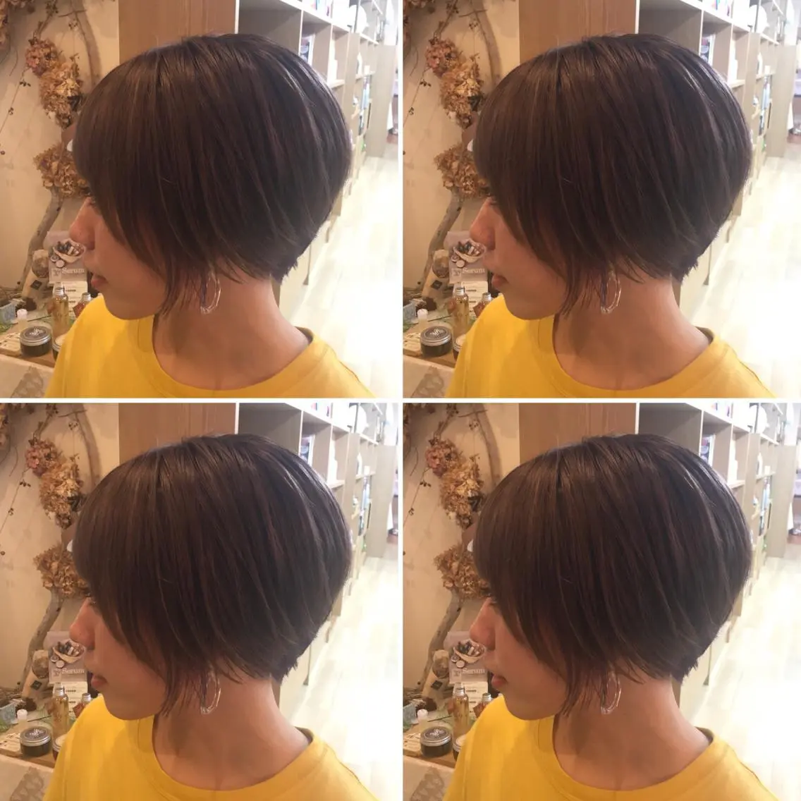 ショート カラー 新里 つかさのヘアスタイル