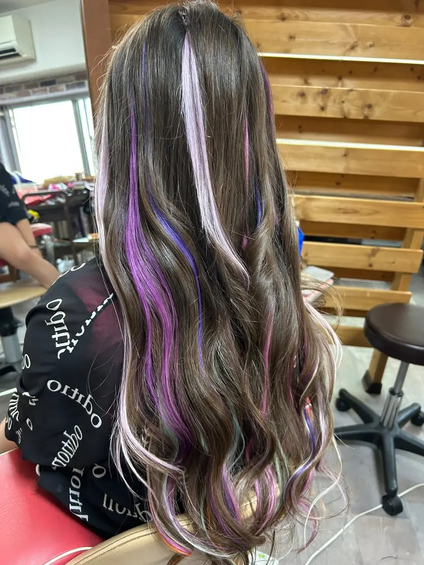 ロング キッズ エクステ エクステ 🌈アイスアウト🌈 Mahoのヘアスタイル