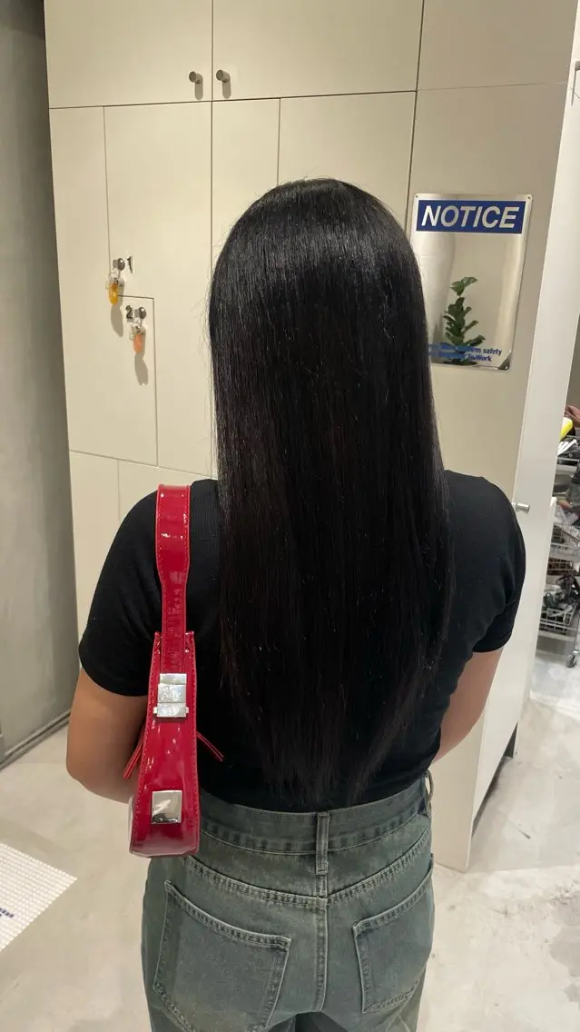 ロング カラー 学生 ヘアカラー たかはし ゆうなのヘアスタイル