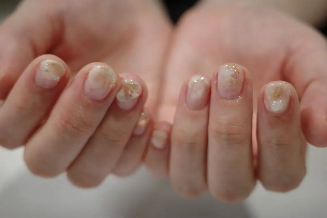 ネイル ニュアンスネイル オフィスネイル シンプルネイル tete nailstudioのネイルデザイン