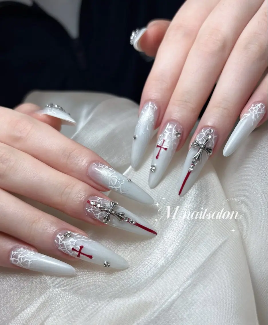 ネイル ハンドネイル M🌷nail 長さだし専門店のネイルデザイン