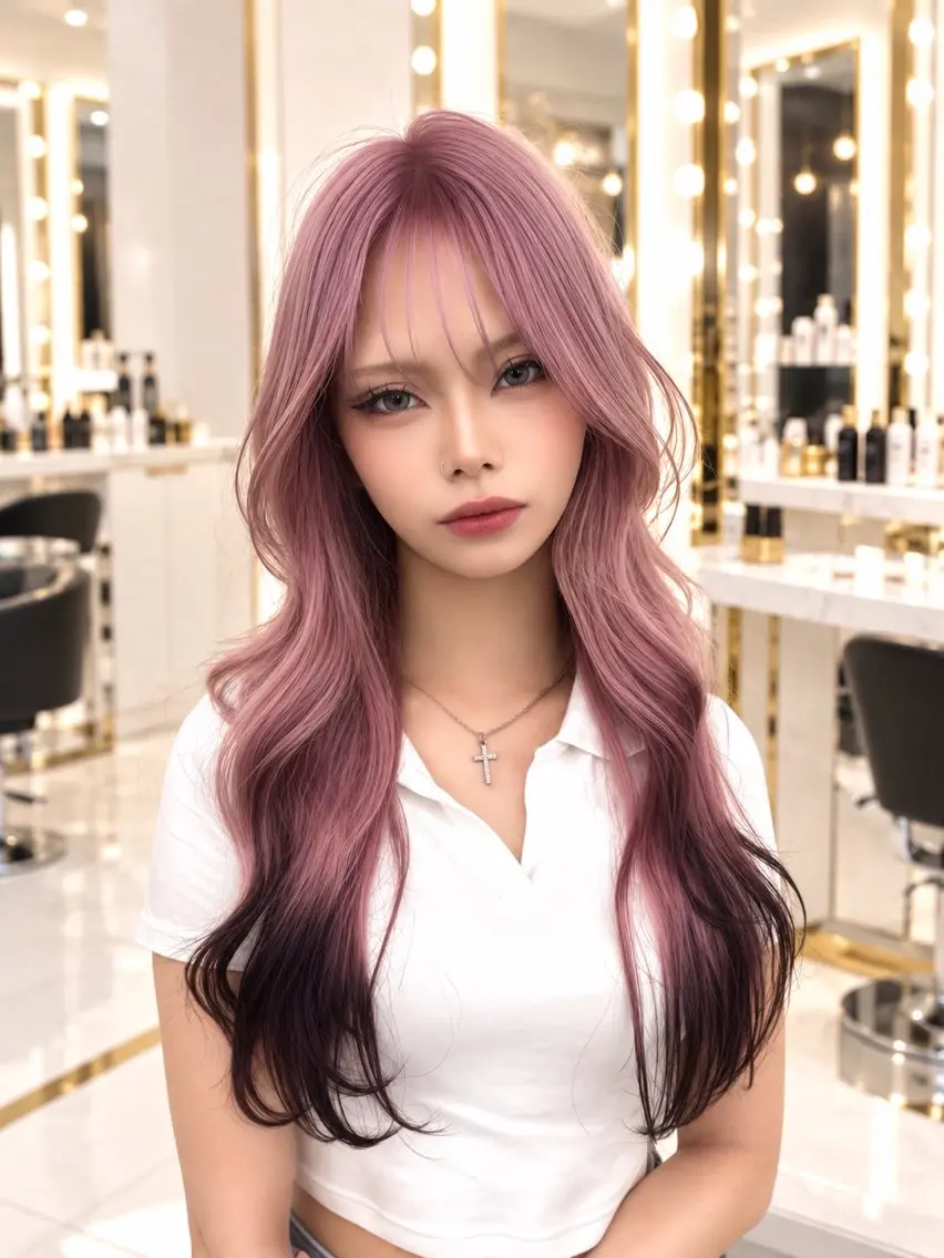 ヘアカラー エクステ 🔴エクステ職人 KOMEI🔴のヘアスタイル