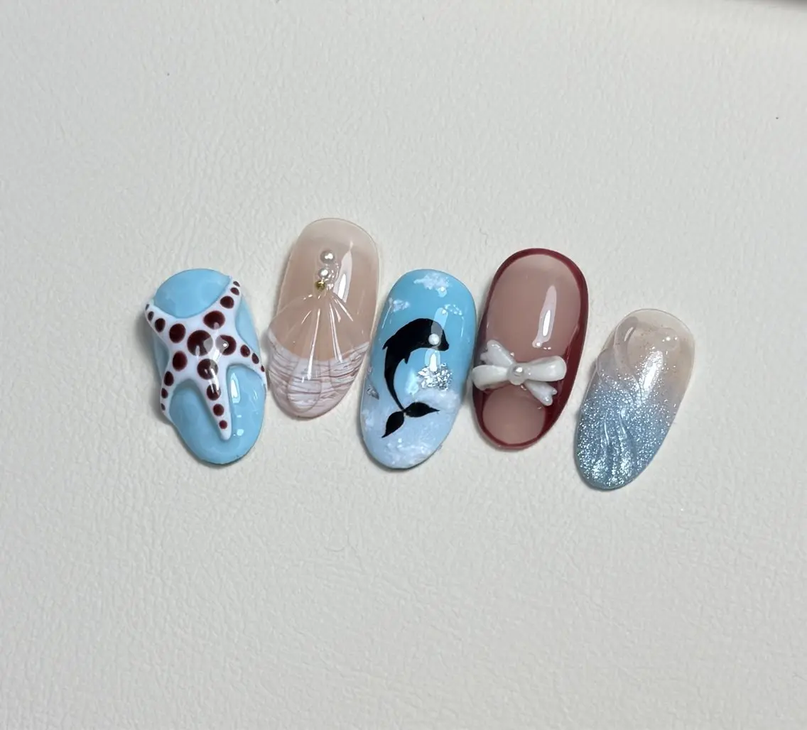 ネイル 夏ネイル HANA.NAILS 自宅サロンのネイルデザイン