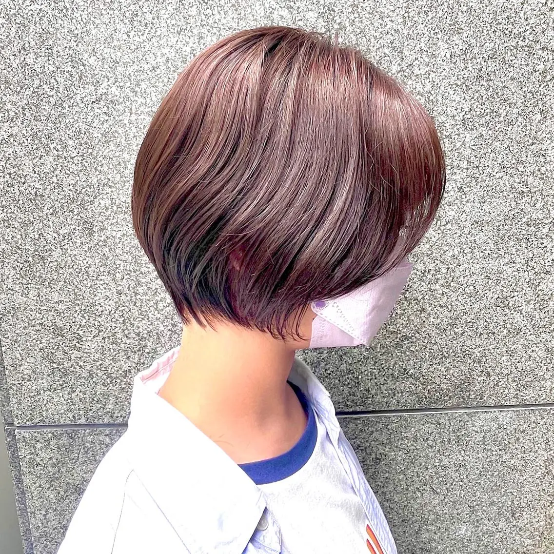 ショート カラー カット ヘアカラー トリートメント ショート/ボブ/ 透明感カラー/ほのかのヘアスタイル