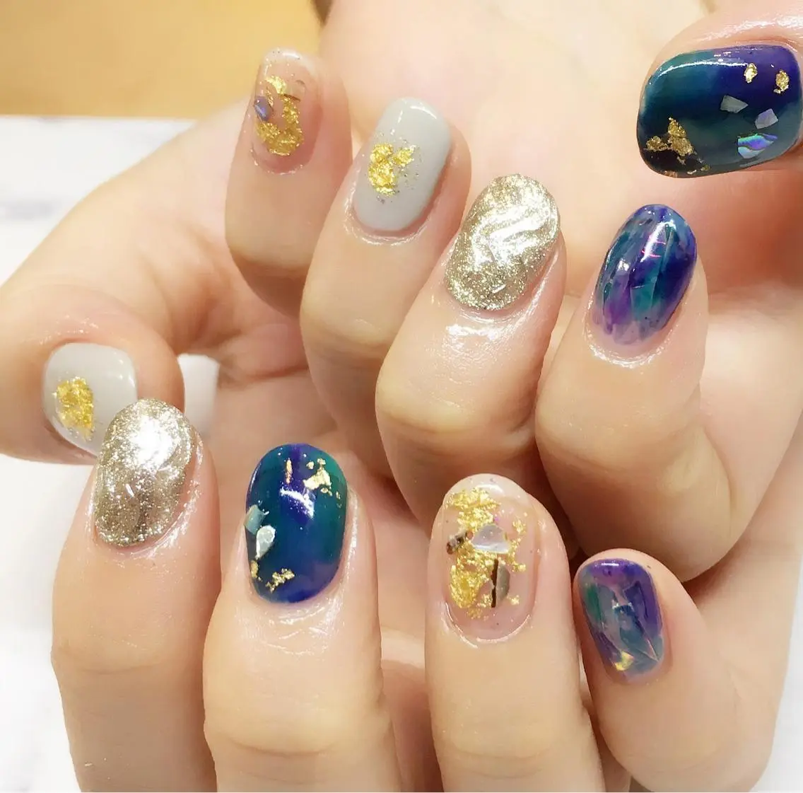 ネイル アートネイル ジェルネイル ニュアンスネイル nail salon Soeurのネイルデザイン