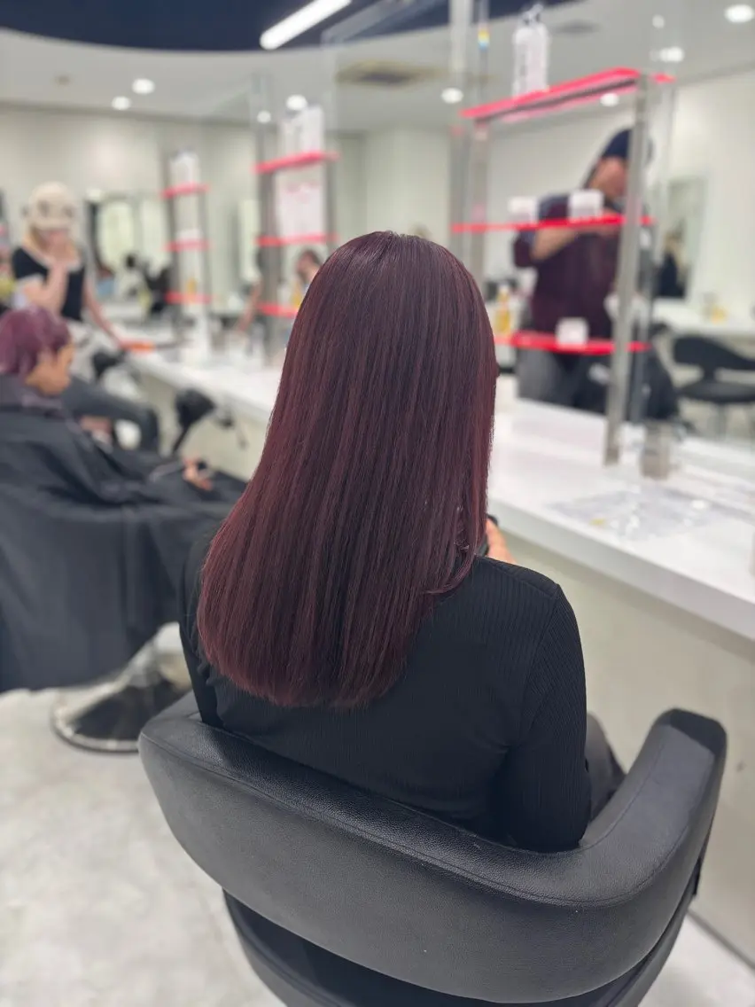 カラー ヘアカラー トリートメント ヘッドスパ ヘアセット 🎀ツヤ髪✖︎ 暖色🎀RYUKAのヘアスタイル