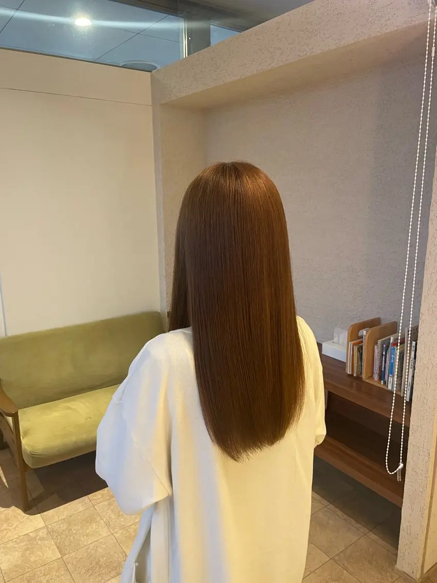 プレミアム髪質改善カラー ¥9900の写真