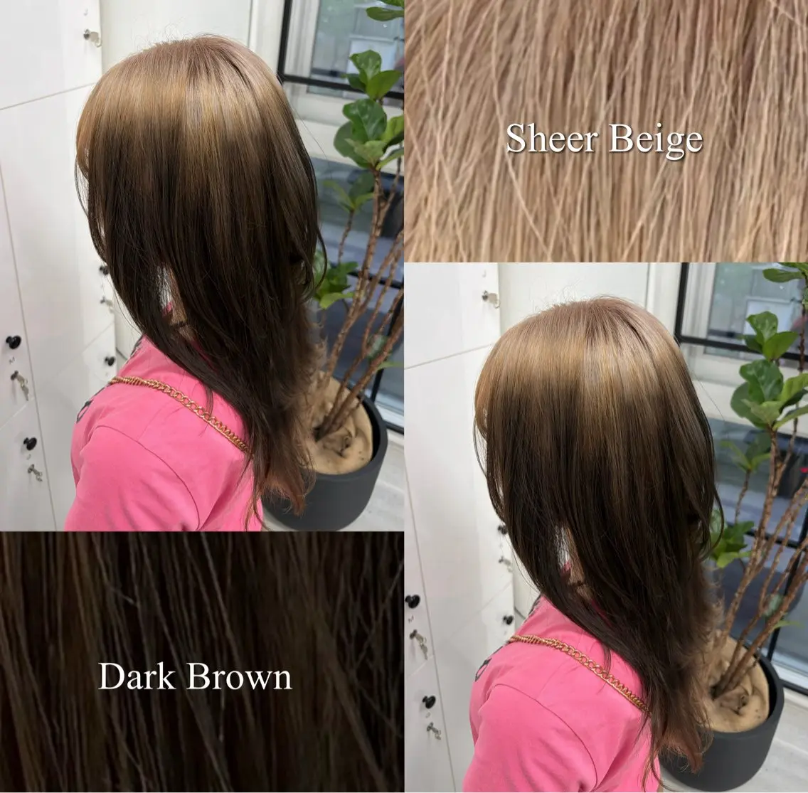 ミディアム カラー ベージュカラー ブリーチ ブラウンカラー 透明感カラー ダークブラウン ヘアカラー 🍊あすか🍊 JILLSTUDIOのヘアスタイル